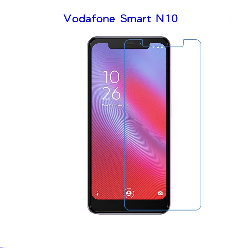 2.5D HD Screen Protector For Vodafone Smart V8 N10 V10 Tempered Glass For Vodafone N8 N9 E9 X9 Front Protective Clear Glass