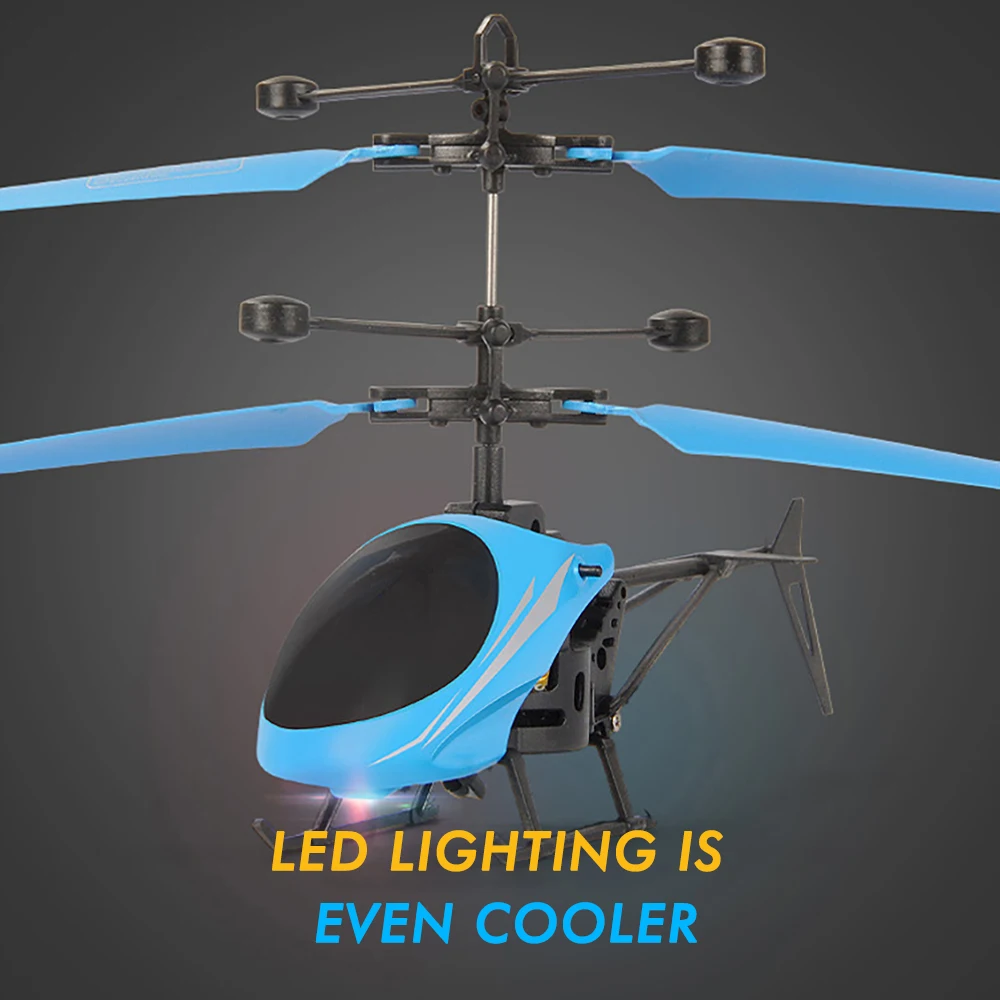 Mini Sensor 2020 New Drone Remote Control Helicopter Flashing LED Light Aircraft Glowing Toy For Children Kids Toys | Игрушки и хобби