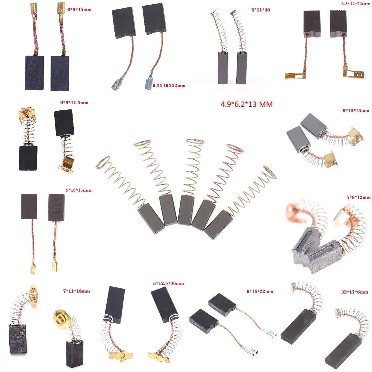 

2/4 шт., Набор щеток для электродвигателя