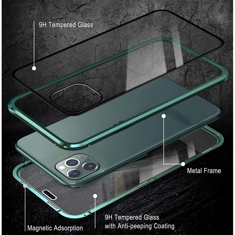 Защитный чехол закаленное стекло 360 для iPhone 11 Pro Max XS X XR 7 8 6 6S Plus SE 2020 | Мобильные