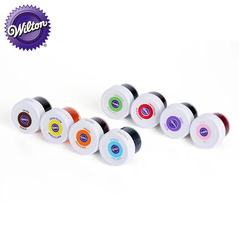 Пищевой краситель Wilton 8 цветов в комплекте сырье для выпечки крем торта пищевой