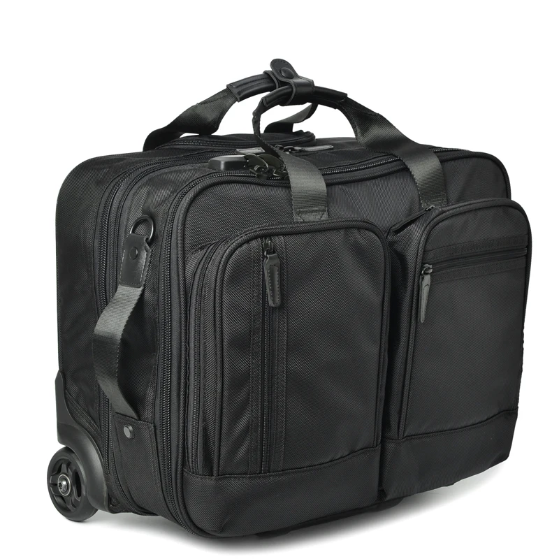 Многофункциональный дорожный чемоданчик на колесах для мужчин и женщин сумка