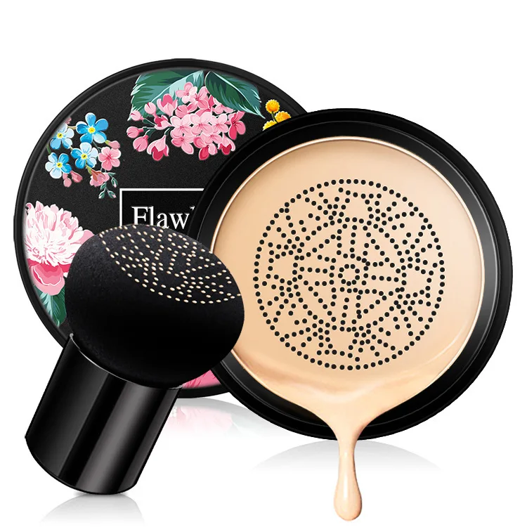 

Flawless Nude Makeup BB Air Cushion 20g Mushroom Head Puff Liquid Foundation Concealer Oil Control Whitening Foundation Cream