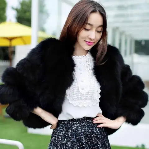 Осенне зимние женские норковые шубы 2020 пушистые из искусственного лисьего меха