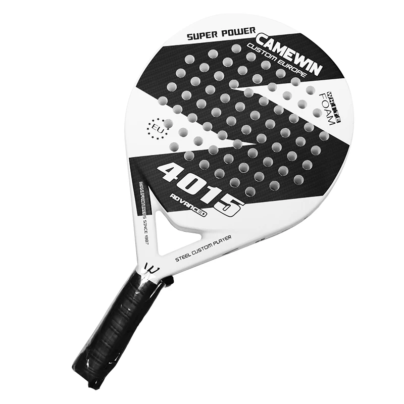 Adult Professional Full Carbon Beach Tennis Racket Soft EVA Face Raqueta With Bag Unisex Equipment Padel Racket