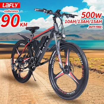 LAFLY 2021 NEW  electric bike 500W 36V Mountain Bike Electric Bicycle adult 26 Inch  ebike lithium battery