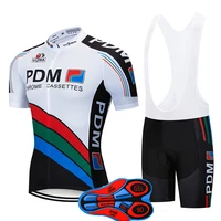 2022 team summer men cycling jersey 9d bike shorts set ropa ciclismo mens mtb quick dry france bicycle clothing