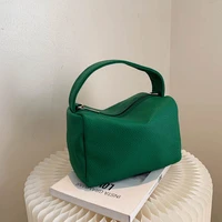 elegant pu leather designer shoulder cosmetic bags for women 2021 new luxury crossbody bag ladies simple totes handbags purses