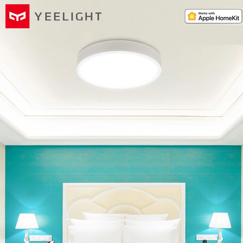 

Yeelight Smart LED Ceiling Light Modern Lamp Indoor Lighting APP Remote Control IP60 Dustproof 1800lm Support Apple Homekit