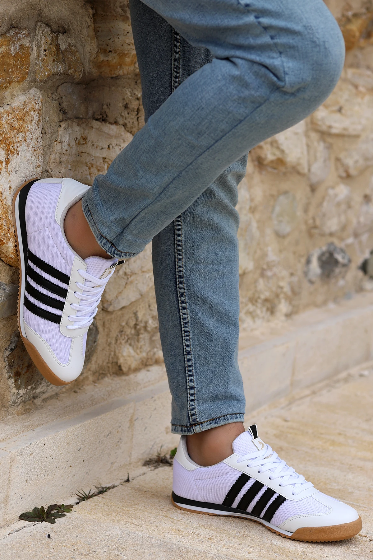 Woggo Lgr 3023 повседневная трикотажная Мужская Спортивная обувь на шнуровке | Спорт и