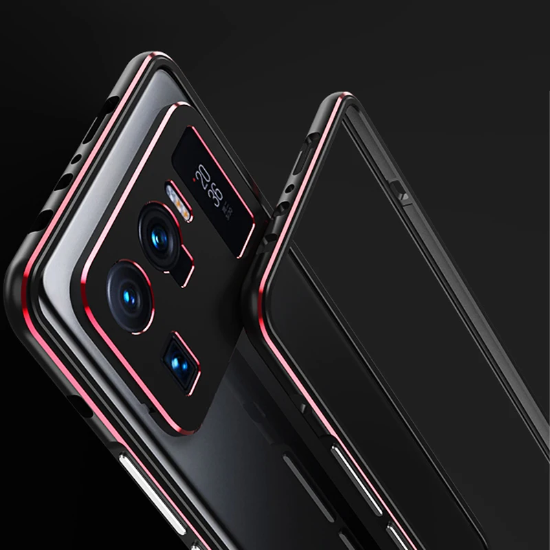 

Ультратонкий металлический алюминиевый чехол-бампер для Xiaomi Mi 11