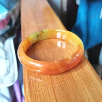 new natural yellow white ice glutinous trendy pattern all match bracelet exquisite jade bangles jewelry lucky gift accessories