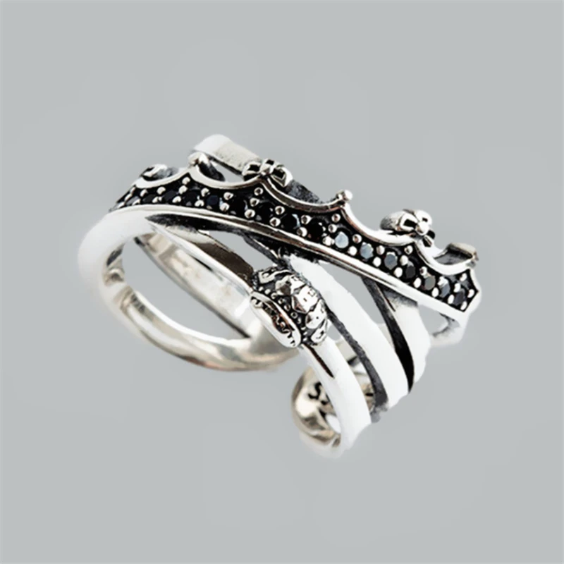 Оптовая продажа новинка акция черный кубический цирконий каменная Корона