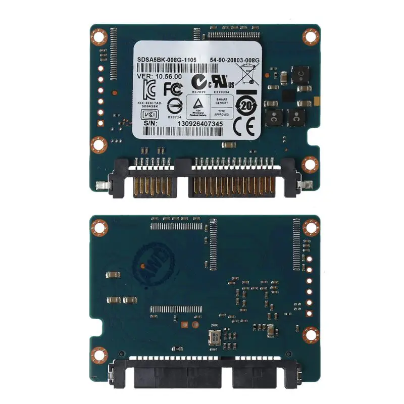 Внутренний SATA модуль SSD HP M500 M551 8 ГБ полутонкий твердотельный жесткий диск для