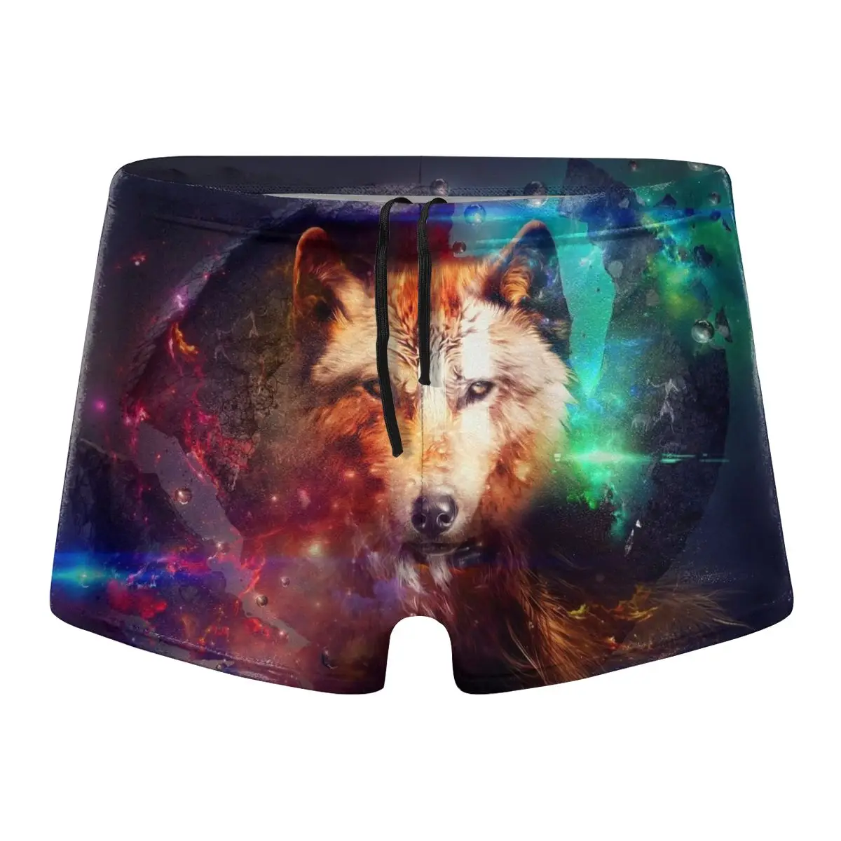 

Мужские трусы-боксеры с принтом, летние эластичные плавки с принтом