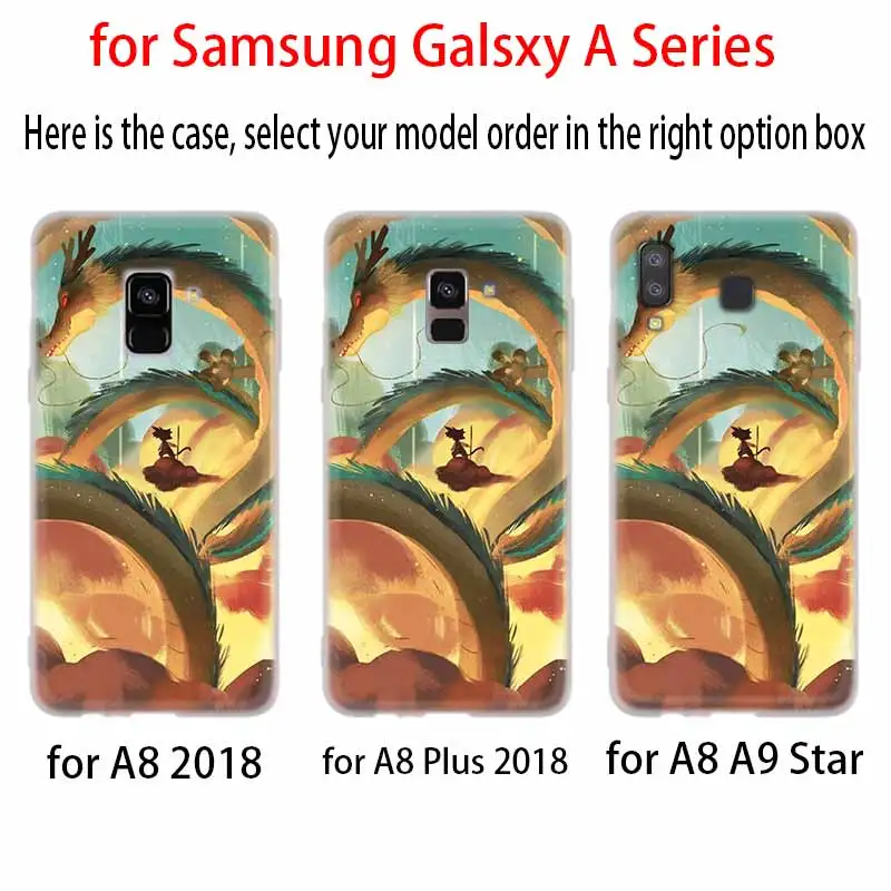 Chinese Dragon Silicone Case For Samsung A52 A32 A12 A72 A42 A21S 5G A3 A5 A6 A7 A8 Plus 2018 Cover | Мобильные телефоны и