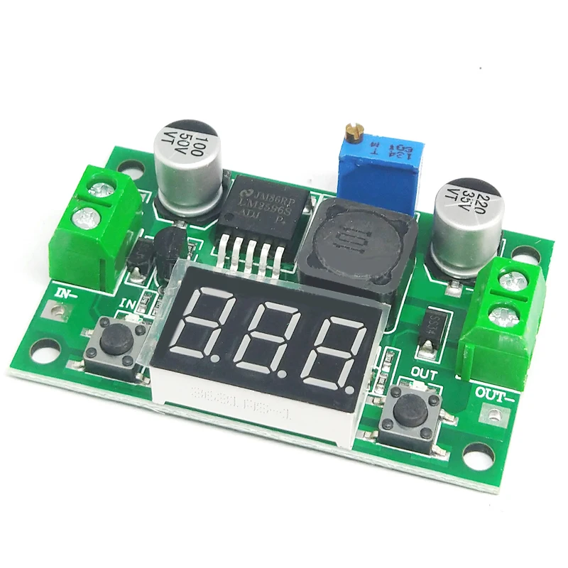 DC-DC Buck Step Down Module LM2596S DC/DC 4.0~40V to 1.25-37V Adjustable Voltage Regulator With LED Voltmeter Javino | Обустройство