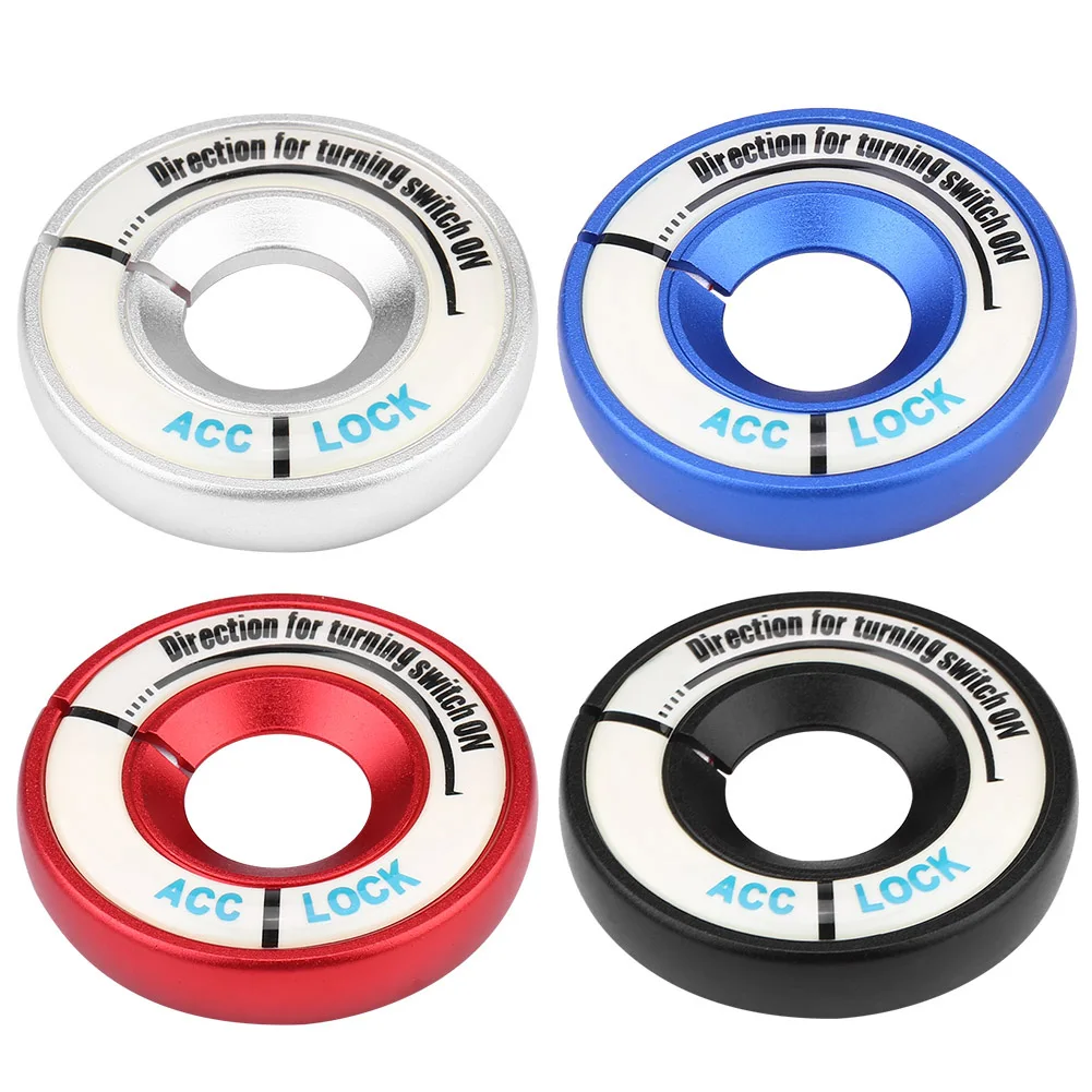 Автомобильный люминесцентный переключатель зажигания кольцо круг Ключ