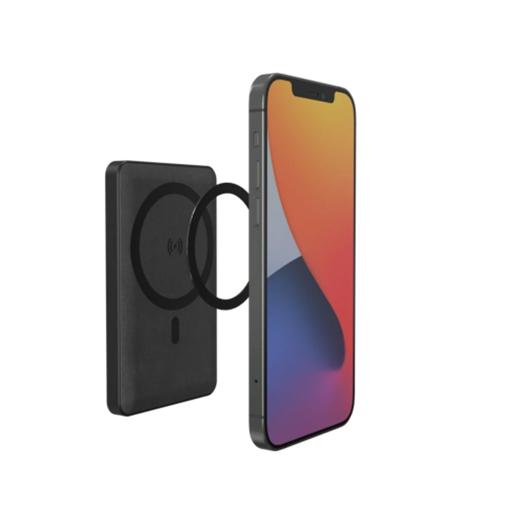 Беспроводной Магнитный портативный аккумулятор Mophie Snap+ Juice Pack® mini. Емкость