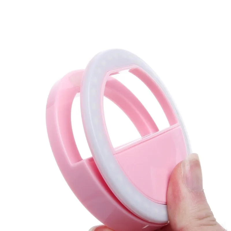 Светодиодная Кольцевая вспышка для селфи telefoon lens lampka do telefonu for iPhone xr Samsung a70 a50 s10