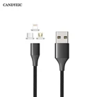 Магнитный кабель CANDYEIC USB Type-C для Samsung GALAXY Fold A80 A70 A60 A40S S20 S10 Plus Магнитный телефонный провод USB C Быстрая зарядка