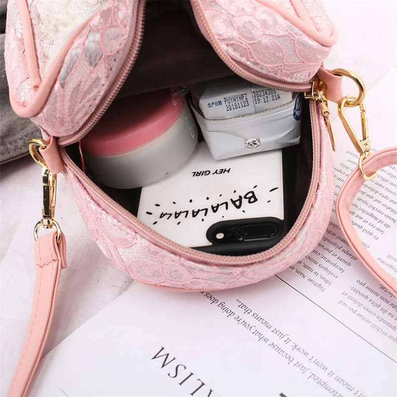 Модный детский кружевной рюкзак 2019 прекрасная детская школьная сумка с розовыми