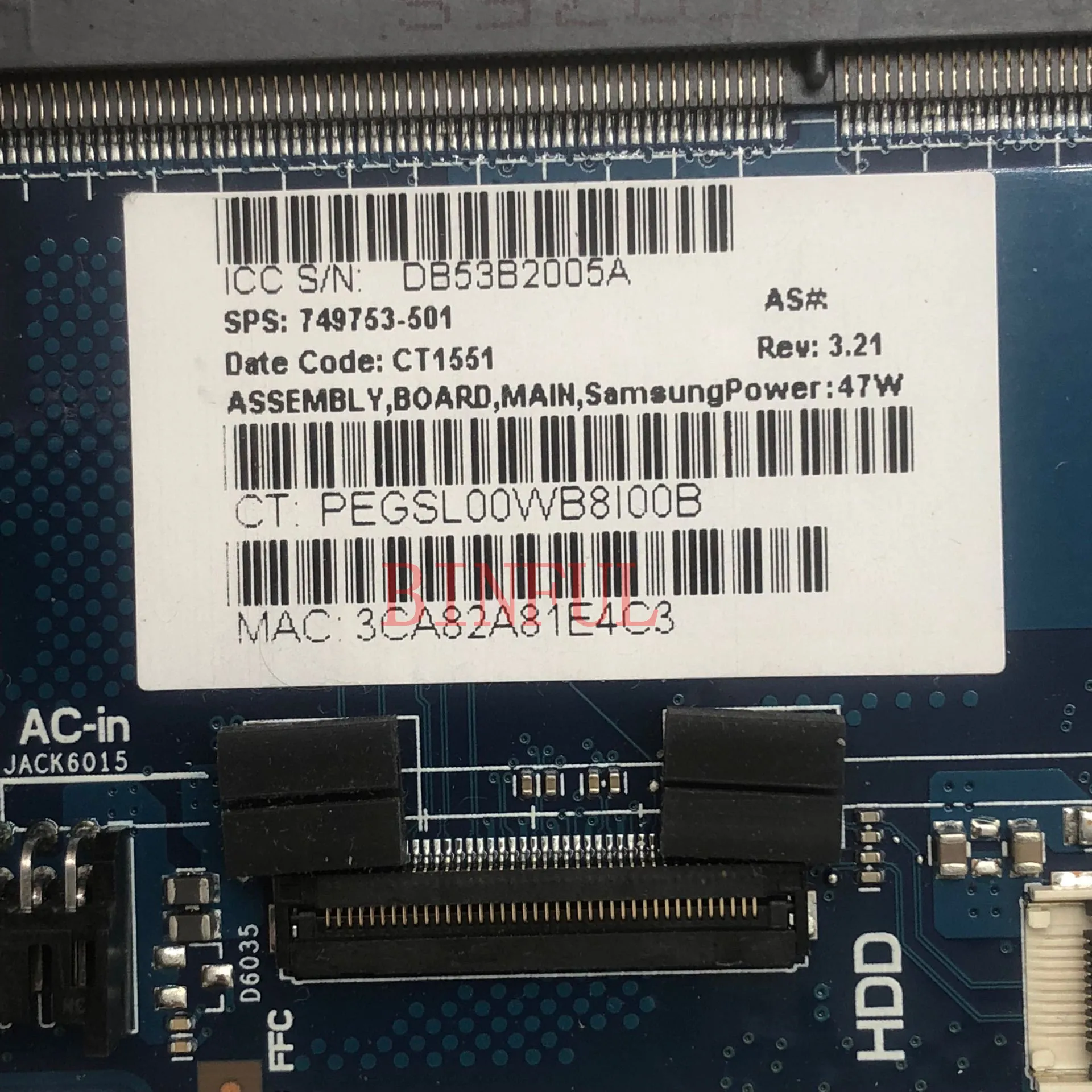 749753-501 749753-001 749753-601 HM87 PGA947 840M 2 ГБ для HP Envy 15 15-J 15T-J000 15T-J100 материнская плата ноутбука