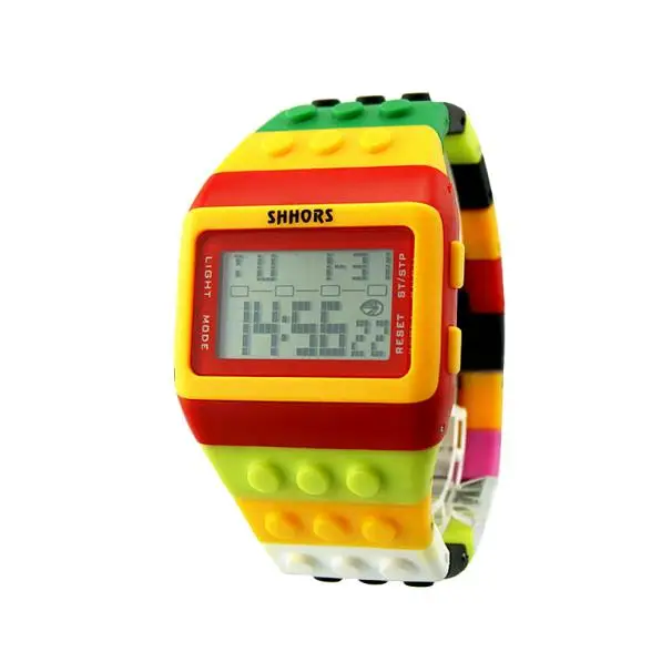

Unisex Colorful Digital Watch Silicone Strap Led Display Waterproof Watches Female Electronic Wrist Clock Relojesparamujer