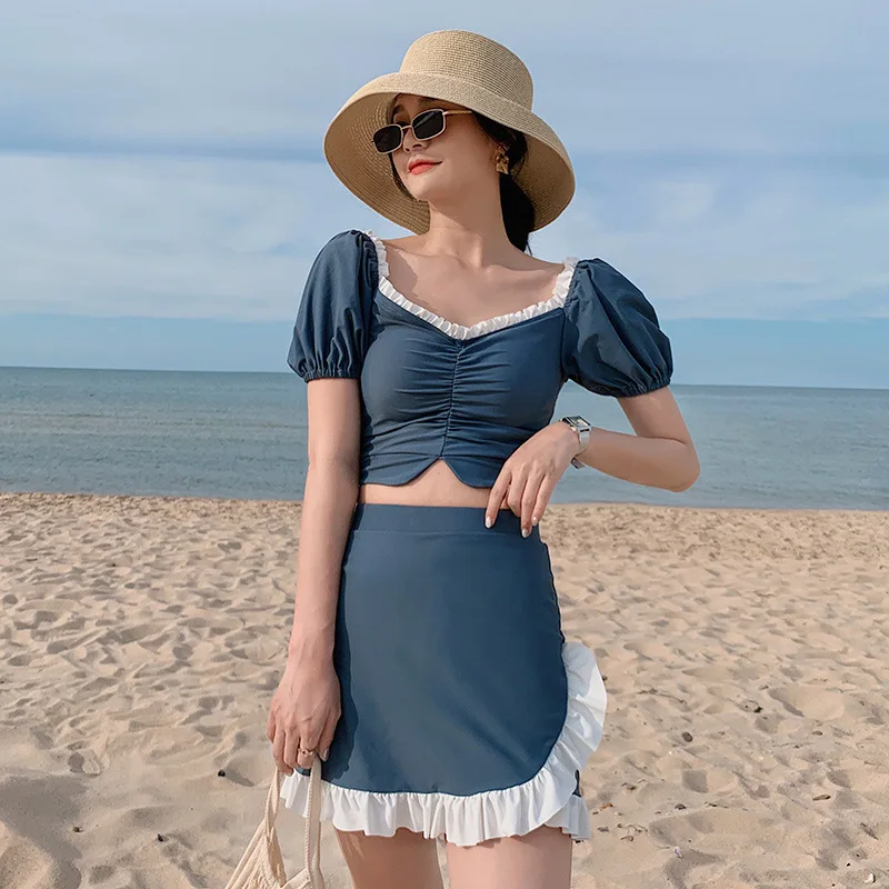 Купальник для подростков женский купальный костюм из двух предметов пуш-ап 2021