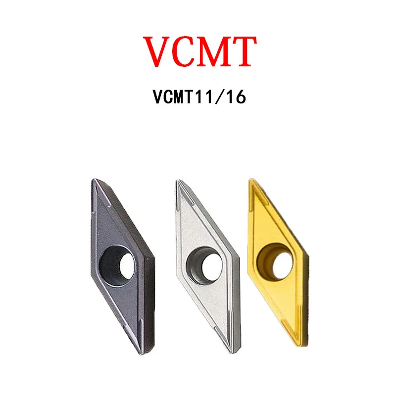 10PCS VCMT VCMT110304 VCMT160404 VCMT160408 VCMT110302 VP15TF US735 CNC Inserts High Quality Original Lathe Cutting Tools Holder