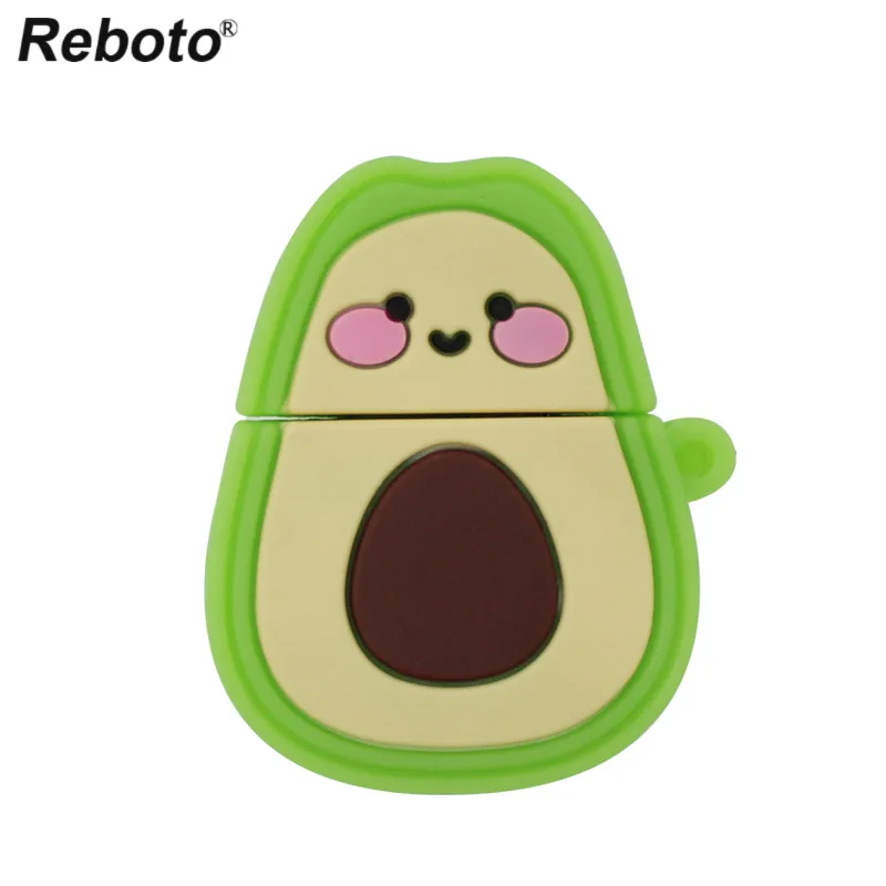 Cartoon Avocado Pear Fruit USB Flash Drive Pendrive 16GB 32GB 64GB Memory Stick 2.0 Pen drive drives | Компьютеры и офис