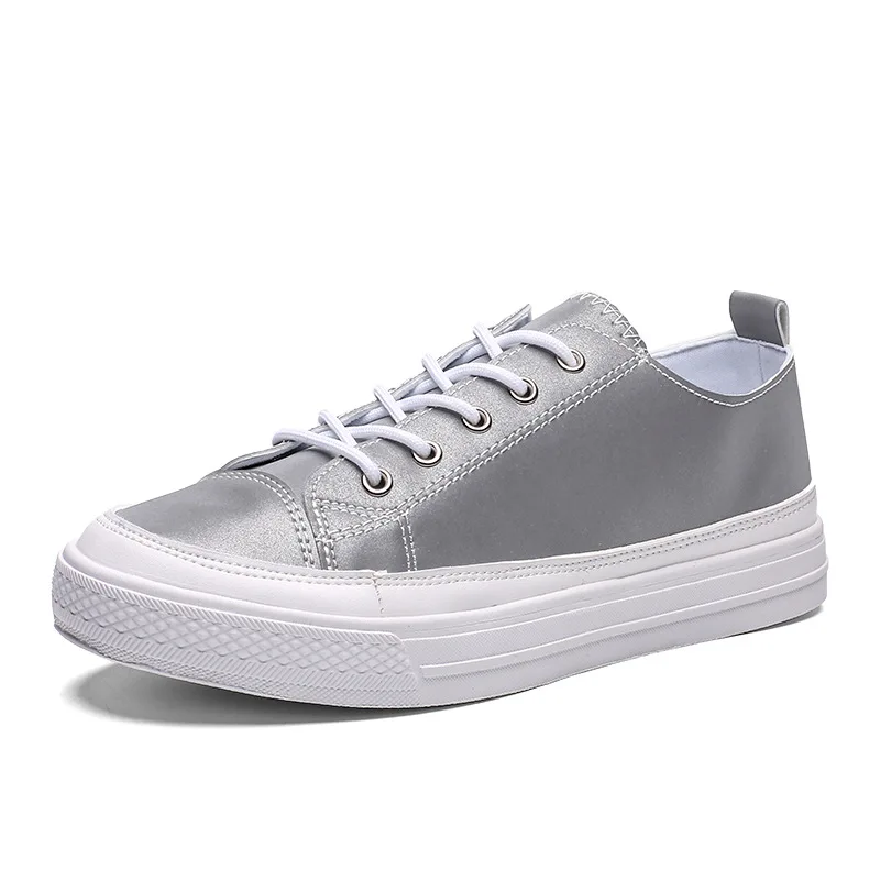 2019 Новый сезон: весна–лето Для мужчин кроссовки на плоской подошве из pu кожи