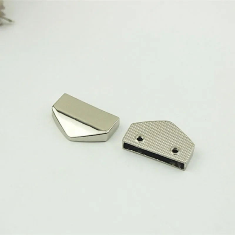 50pcs 12/18/25mm Metal Tail Clip Screws Stopper Buckles Zipper End Hook Bags Belt Decoration Buckle Edging DIY Accessory