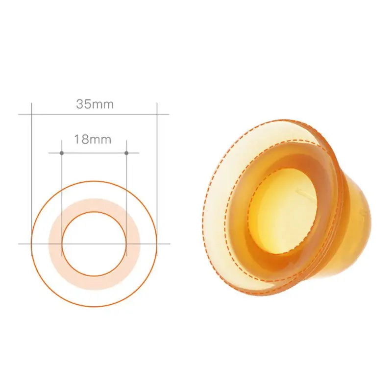 

4 Pcs/2 box Nano Silver Silicone Nipple Corrector Teat Recessed Invagination Flat Suction Device Maternal Lactation Period Suppl