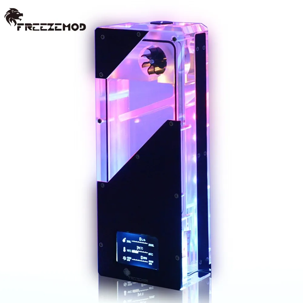 FREEZEMOD Интеллектуальный резервуар для воды с ЖК дисплеем расходомер об/мин