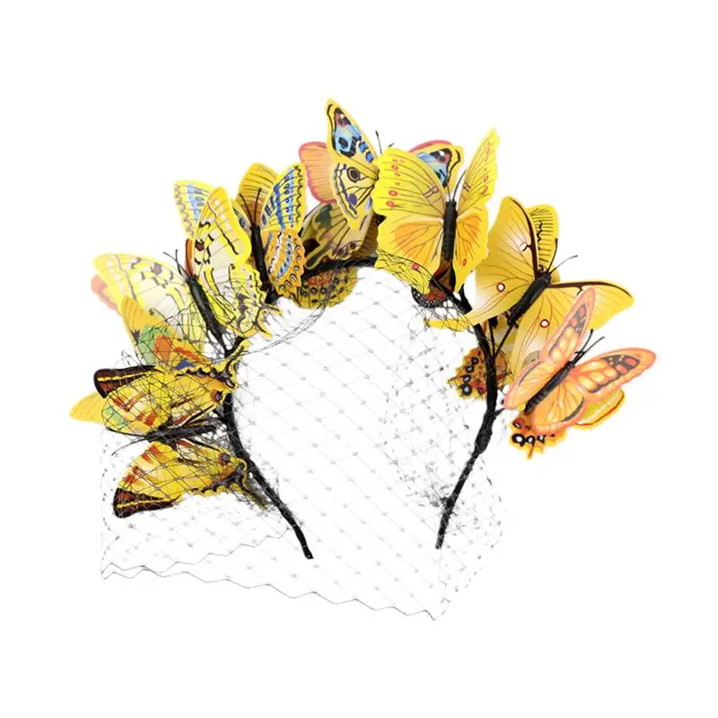 

1Pc Women Wedding Headdress Veil Hair Band Party Photo Prop Bride Hair Band