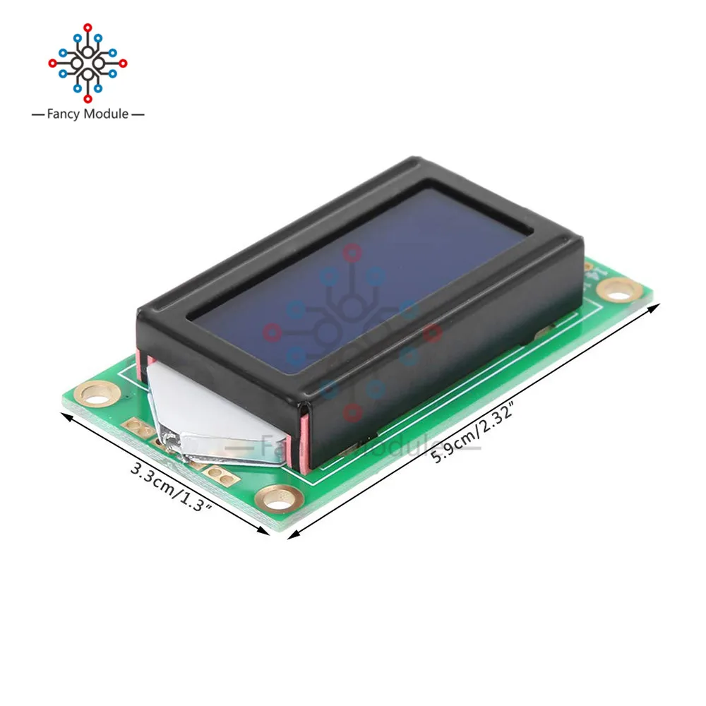 0802 LCD 8x2 символьный ЖК дисплей модуль синяя/желтая подсветка для Arduino|backlight