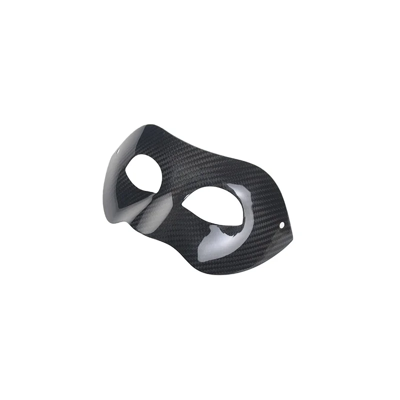 100% углеродное волокно маска черная Хэллоуин вечевечерние хип-хоп Половина лица |