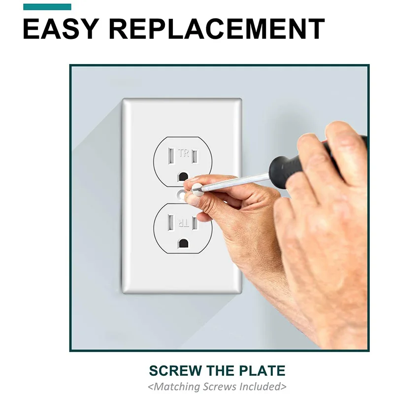 Набор настенных пластин дуплексная крышка сосуда Небьющийся карбонатный