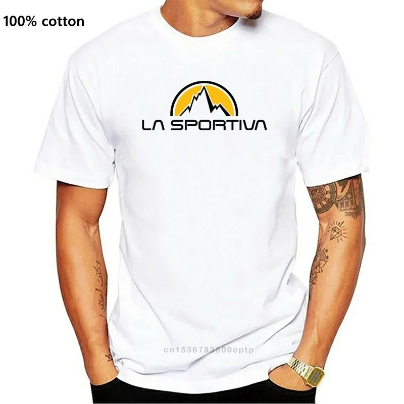 

Новая футболка La Sportiva, Мужская футболка из чистого хлопка