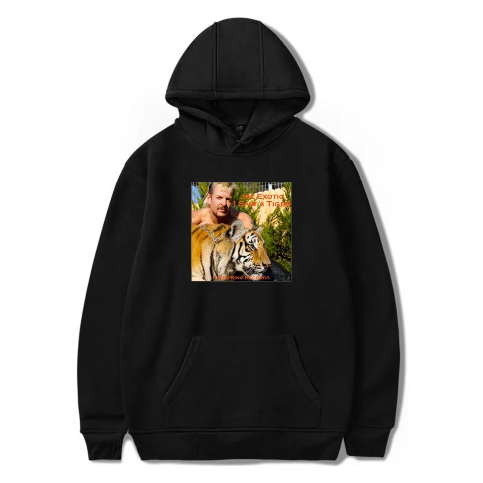 

Новинка 2020, экзотическая толстовка с капюшоном «Король тигра Джо», свитшоты для мужчин и женщин, толстовки с принтом «я увидел тигра», пулов...