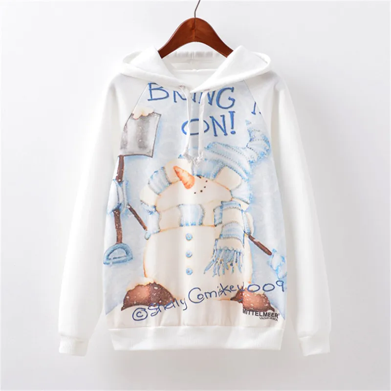 Женский свитшот с длинным рукавом и принтом кошек | Женская одежда