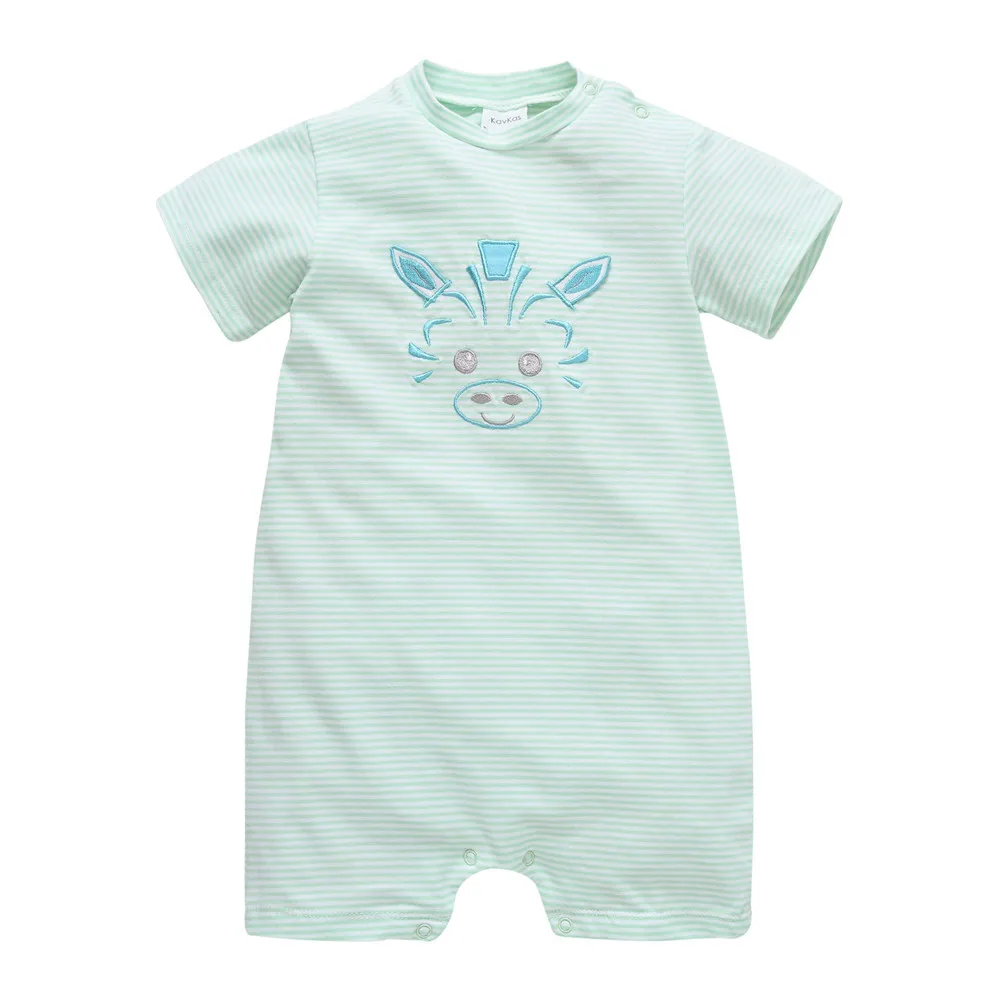 Kavkas/Детские комбинезоны для мальчиков и девочек 2020 хлопковая одежда с короткими