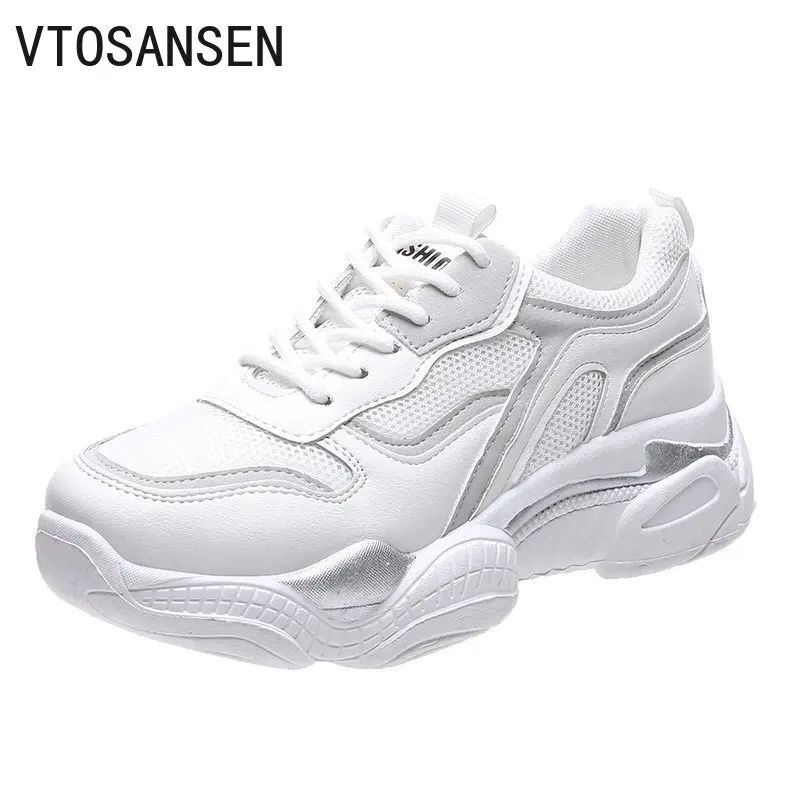 

Women's Filas Breathable Air Maxs Running Dad Shoes Lightweight White Clunky Sneakers Thick-soled Sports Women's Casual Shoes