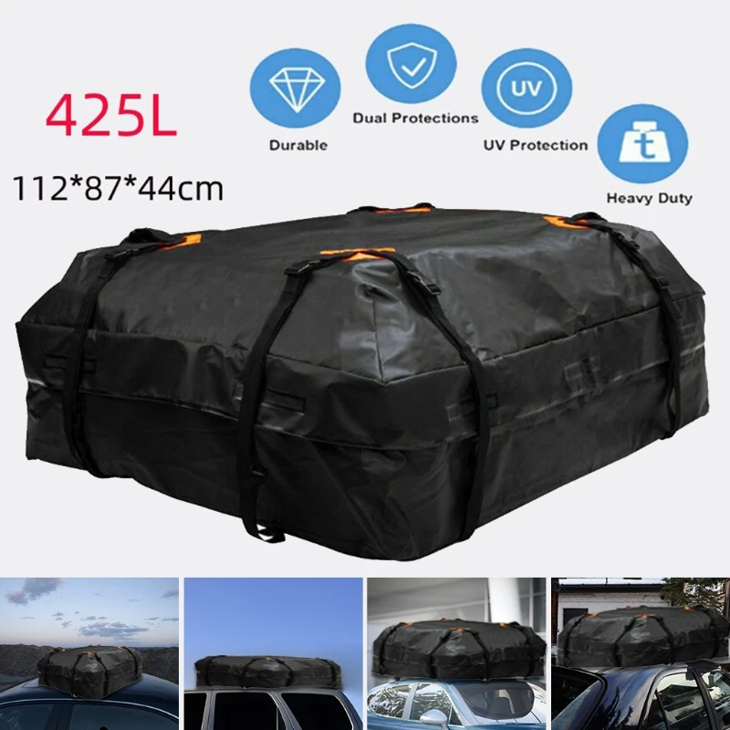 

28GC Car Roof Bag Carrier Waterproof Military Grade Material Heavy Duty RoofBag