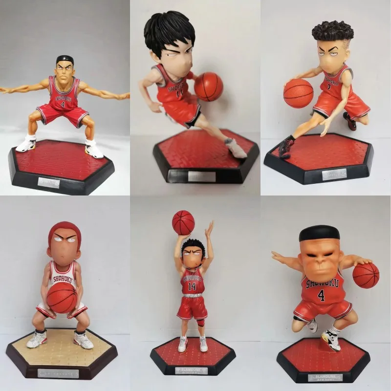 Аниме Slam Dunk Sakuragi Hanamichi Miyagi Ryota Mitsui Hisashi Акаги Такенори ПВХ фигурка Коллекционная