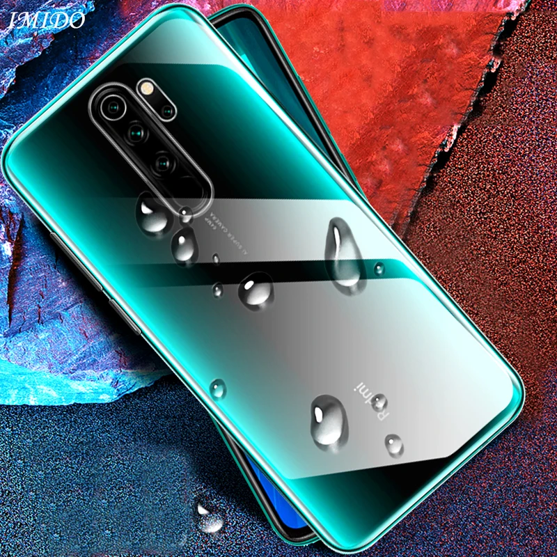 Прозрачный чехол из ТПУ для Xiaomi Redmi Note 9 8 Pro Max 9S 8T 8A 7 7S мягкий силиконовый