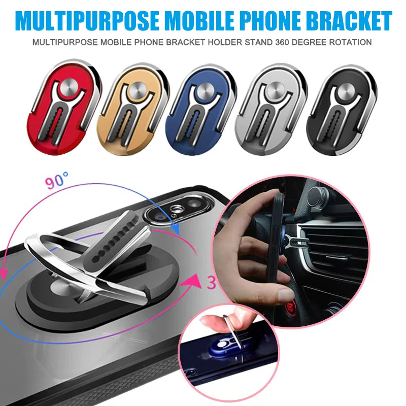 Multipurpose Mobile Phone Bracket Holder Stand 360 Degree Rotation for Car Home JR Deals | Holders &amp Stands