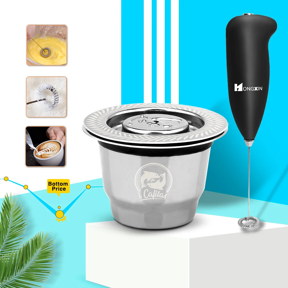 Капсулы из нержавеющей стали для кофемашины Nespresso многоразовые фильтры кофе