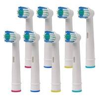 8pcs replacement electric toothbrush heads for braun oral vitality brush heads nozzles for tooth brush sensitive clean